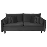 Möbelix Schlafsofa mit Bettkasten Orlando Grau B: 220 cm