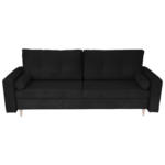 Möbelix Schlafsofa mit Bettkasten Torenta Schwarz B: 220 cm