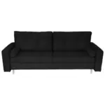 Möbelix Schlafsofa mit Bettkasten Torenta Schwarz B: 220 cm