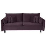 Möbelix Schlafsofa mit Bettkasten Orlando Aubergine B: 220 cm