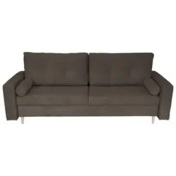 Schlafsofa mit Bettkasten Torenta Grau B: 220 cm