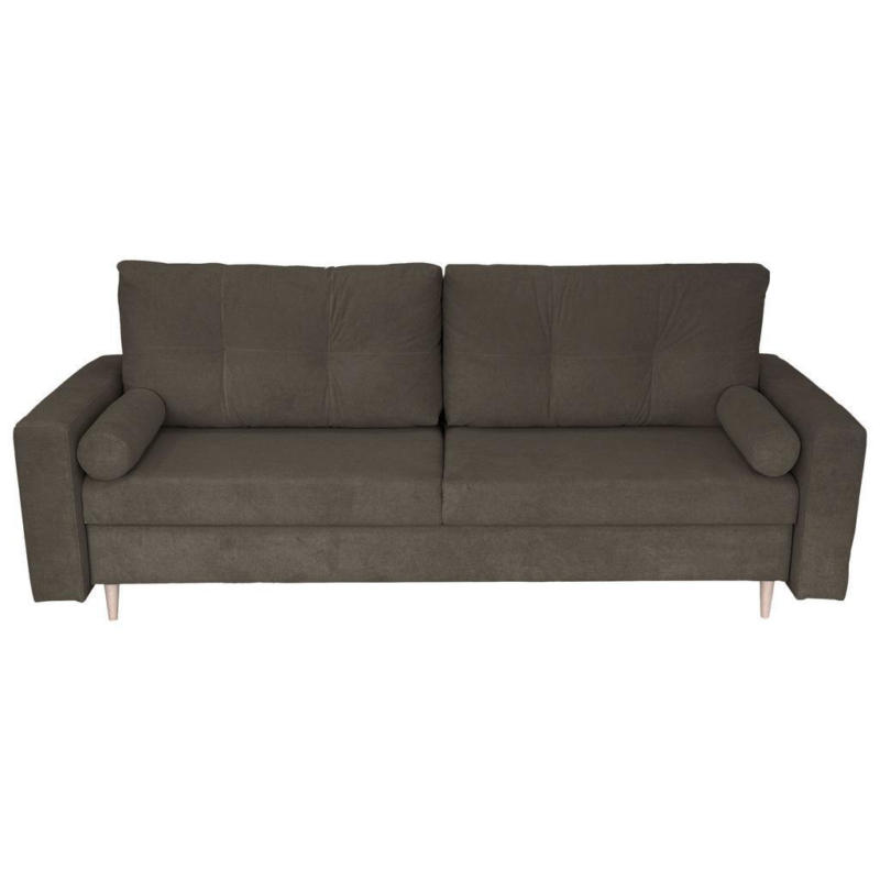 Schlafsofa mit Bettkasten Torenta Grau B: 220 cm