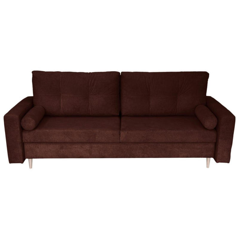 Schlafsofa mit Bettkasten Torenta Rot B: 200 cm