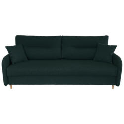 Schlafsofa mit Bettkasten Vero Grün B: 206 cm