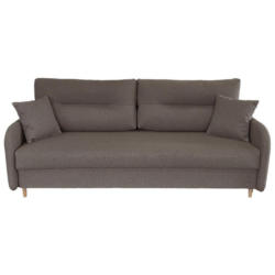 Schlafsofa mit Bettkasten Vero Taupe B: 206 cm