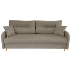 Schlafsofa mit Bettkasten Vero Beige B: 206 cm