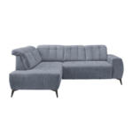 Möbelix Ecksofa mit USB Anschluss Sano, Hellblau, S: 200x261 cm