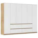 Möbelix Drehtürenschrank Mainz Eichefarben Mainz B: 271 Cm