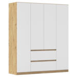 Möbelix Drehtürenschrank Mainz Eiche Artisan B: 181 Cm