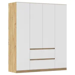 Dreht&uuml;renschrank Mainz Eiche Artisan B: 181 Cm