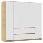 M&ouml;belix Dreht&uuml;renschrank Mainz Eiche Artisan B: 226 Cm