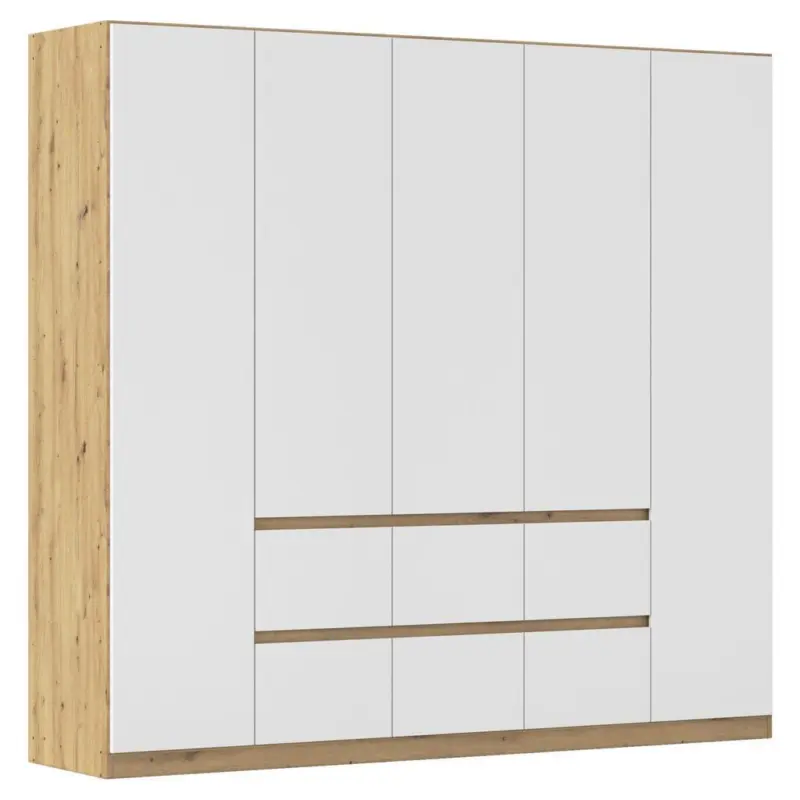 Drehtürenschrank Mainz Eiche Artisan B: 226 Cm