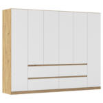 Möbelix Drehtürenschrank Mainz Eiche Artisan B: 271 Cm