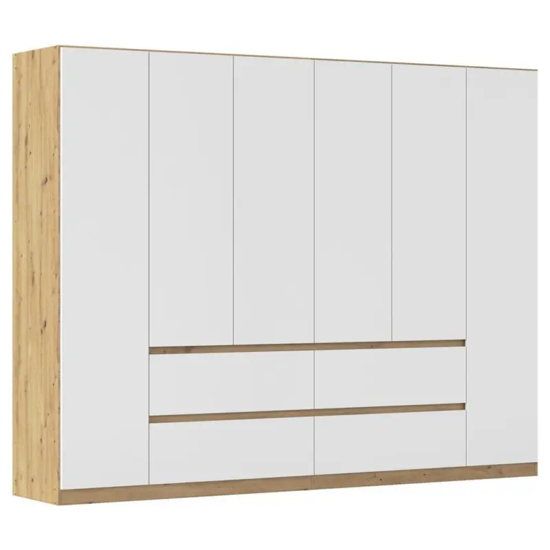 Drehtürenschrank Mainz Eiche Artisan B: 271 Cm