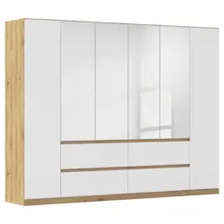 Drehtürenschrank Mainz Eiche Artisan B: 271 Cm