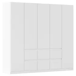 Drehtürenschrank Mainz Weiß B: 226 Cm