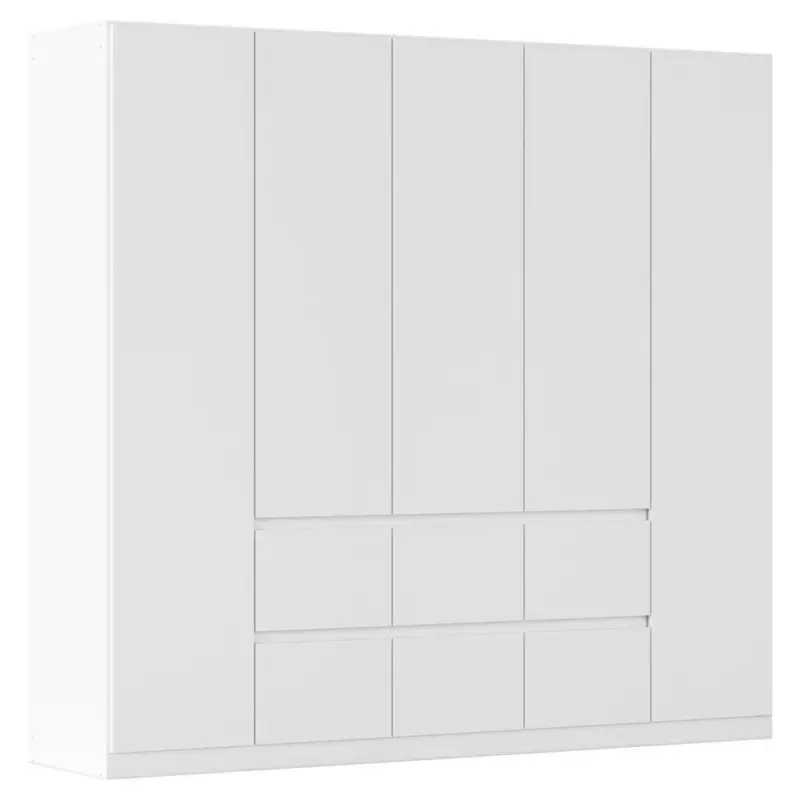 Drehtürenschrank Mainz Weiß B: 226 Cm