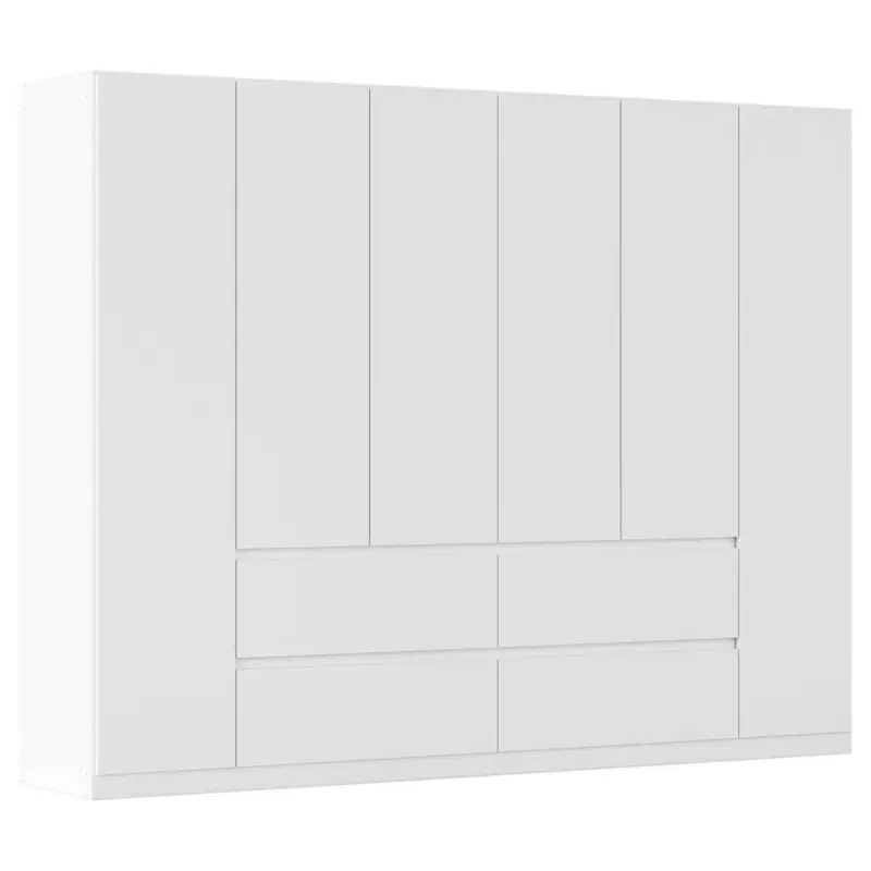 Drehtürenschrank Mainz Weiß B: 271 Cm