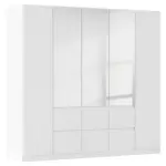 M&ouml;belix Dreht&uuml;renschrank Mainz Wei&szlig; B: 226 Cm