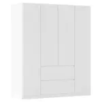 Möbelix Drehtürenschrank Mainz Weiß B: 181 Cm