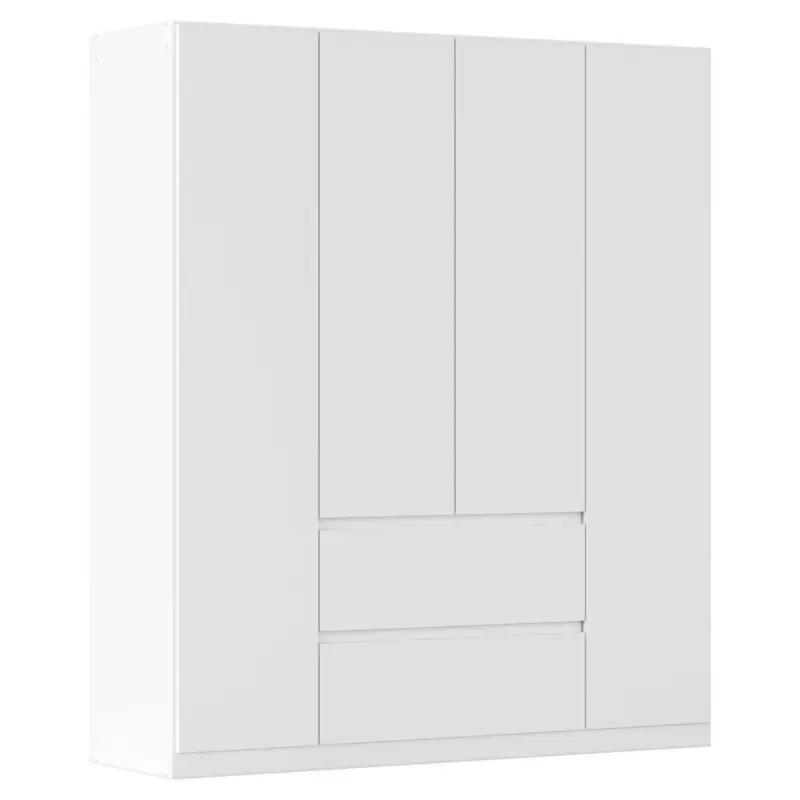 Drehtürenschrank Mainz Weiß B: 181 Cm