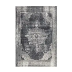 Flachwebteppich Vintage 8400 Grau, 140x200 Cm
