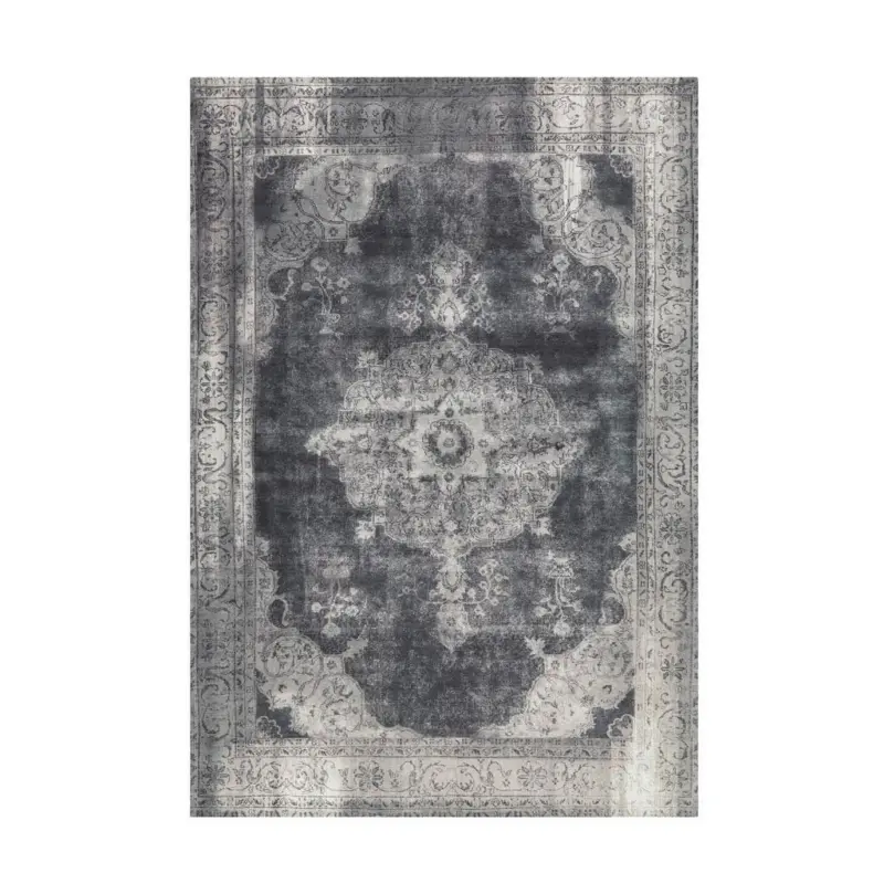 Flachwebteppich Vintage 8400 Grau, 140x200 Cm