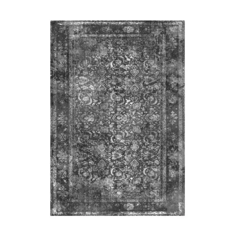 Flachwebteppich Vintage 8404 Grau, 140x200 Cm