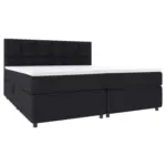 M&ouml;belix Boxspringbett Mit Topper Garda 120x200 Cm Schwarz