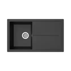 Spüle Cleveland Schwarz 86x21,4 cm