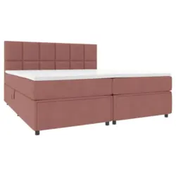 Boxspringbett Mit Topper Garda 160x200 Cm Altrosa