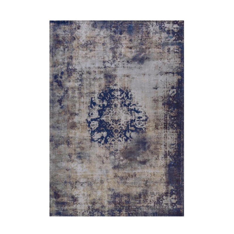 Flachwebteppich Blau Vintage 8403, BxL: 140x200 cm