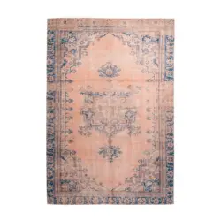 Flachwebteppich Blau Vintage 8406, BxL: 200x290 cm