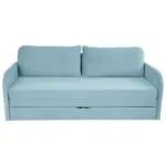 Möbelix Schlafsofa mit Bettkasten Milan Hellblau B: 203 cm