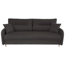 Schlafsofa mit Bettkasten Vero Grau B: 206 cm