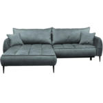 Möbelix Ecksofa Mit Bettkasten Letto 189x260 Cm Velours Blau