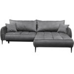 Möbelix Ecksofa Mit Bettkasten Letto 260x189 Cm Velours Grau