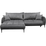 Möbelix Ecksofa Mit Bettkasten Letto 189x260 Cm Velours Grau