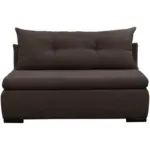 M&ouml;belix Schlafsofa mit Bettkasten Yellow B: 154 cm Cord Braun