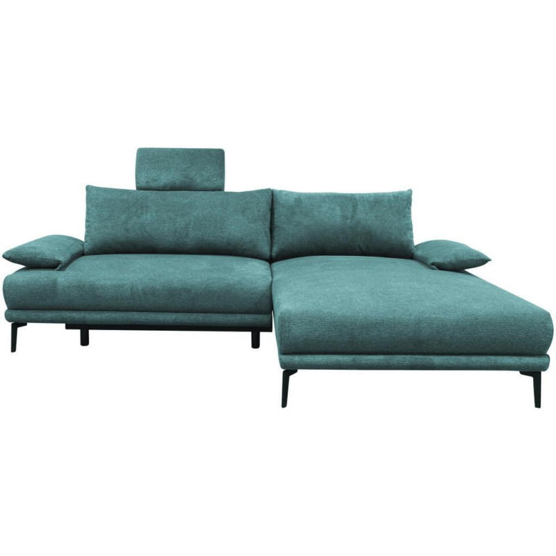 Ecksofa mit Bettkasten Lagacy 260x192 cm Webstoff Mintgrün