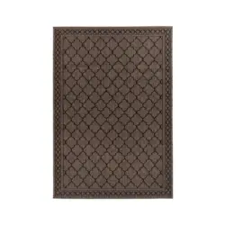 Flachwebteppich Splash 300 Braun/Grau, 120x170 cm