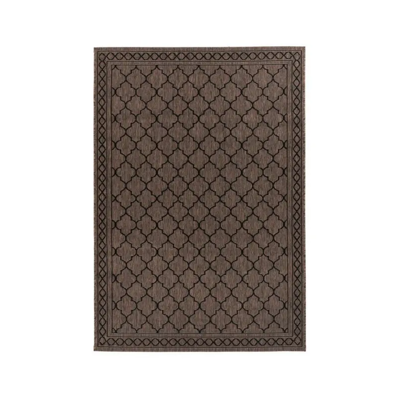 Flachwebteppich Splash 300 Braun/Grau, 120x170 cm