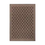 M&ouml;belix Flachwebteppich Splash 300 Braun/Creme, 160x230 cm