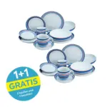 Möbelix Kombiservice Keramik 2 Personen Geschirr Set