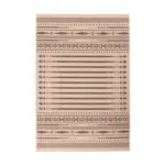 Möbelix Flachwebteppich Splash 225 Braun/Creme, 120x170 cm