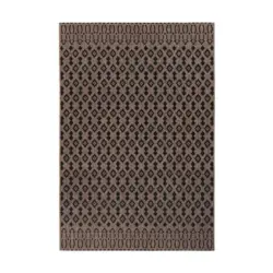 Flachwebteppich Splash 700 Braun/Grau, 120x170 cm