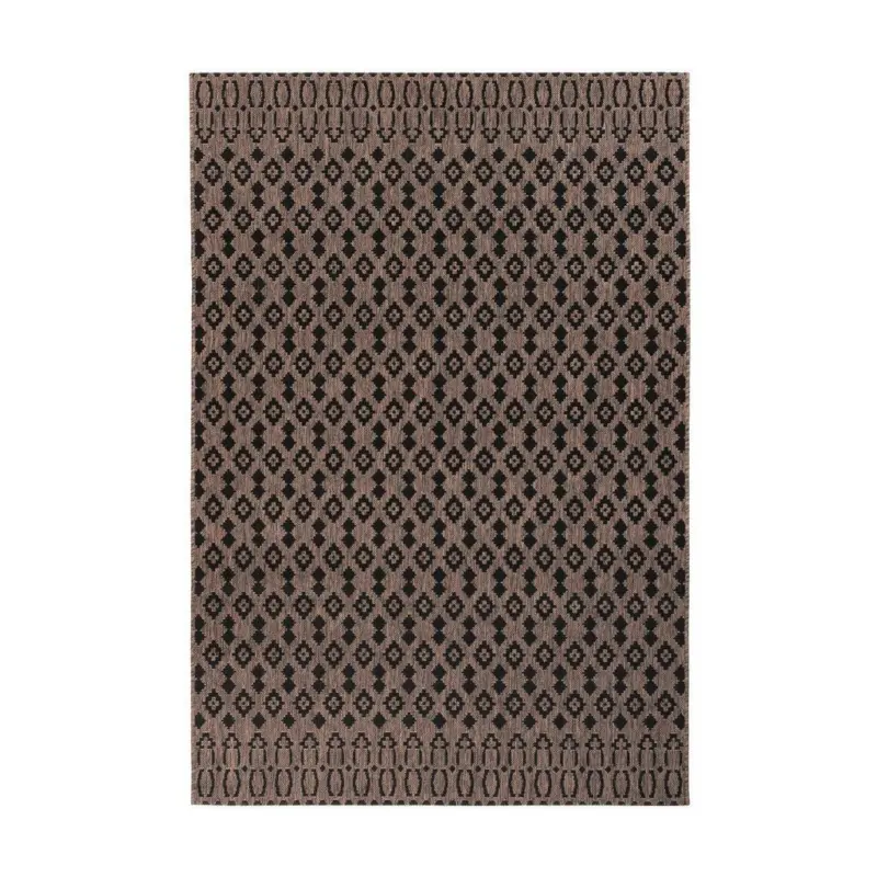 Flachwebteppich Splash 700 Braun/Grau, 120x170 cm