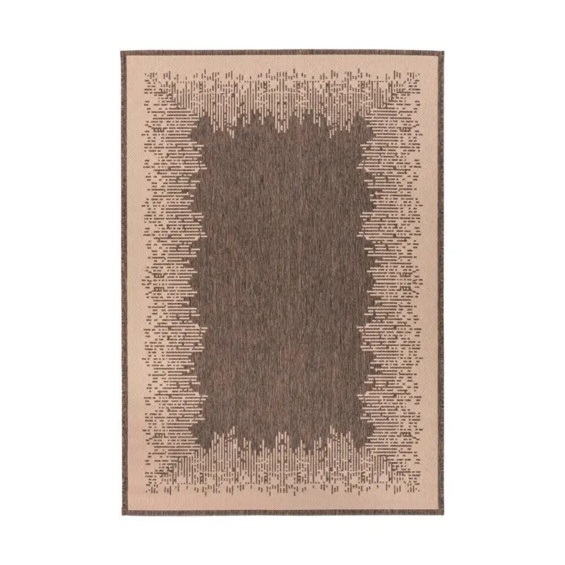 Flachwebteppich Splash 900 Braun/Creme, 160x230 cm