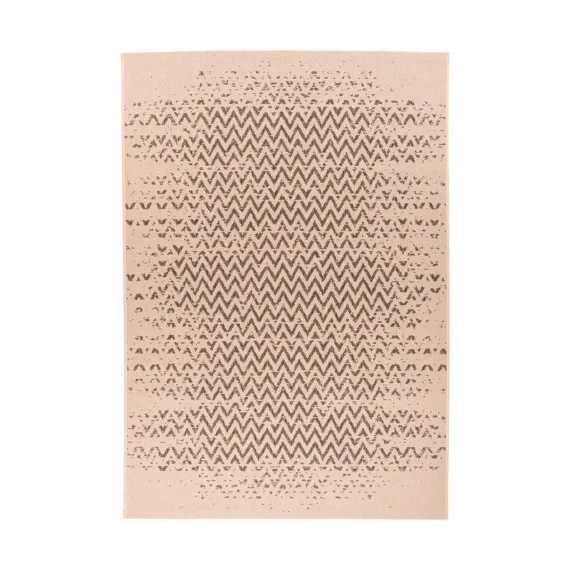 Flachwebteppich Splash 600 Braun/Creme, 200x290 cm