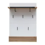 M&ouml;belix Garderobenpaneel Fresno Wei&szlig;/eiche Artisan, B: 80 Cm